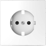 Merten Zentralplatte mit erhöhtem Berührungsschutz aus Thermoplast weiß, Retail