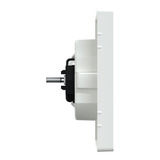 Merten Zentralplatte mit erhöhtem Berührungsschutz aus Thermoplast weiß, Retail