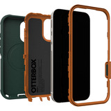 Otterbox Defender Pro, Handyhülle dunkelgrün/orange, iPhone 17, MagSafe
