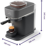 Philips Baristina BAR300/60, Espressomaschine schwarz, 1550 Watt