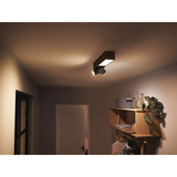 Philips Hue White & Color Ambiance Centris 2er Deckenspot, LED-Leuchte schwarz