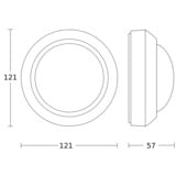 Steinel Bewegungsmelder IS 2360-3 ECO Aufputz Wand Sensor weiß, Retail