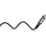 goobay USB4 Gen 3x2 Kabel, USB-C Stecker > USB-C Stecker, 40Gbit/s schwarz/grau, 1 Meter, PD, Laden mit bis zu 240 Watt