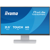 iiyama ProLite T2252MSC-W2AG, LED-Monitor 54.6 cm (21.5 Zoll), weiß (matt), FHD, IPS, Touchscreen, HDMI, DP, USB-Hub, 100Hz Panel