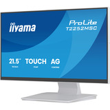 iiyama ProLite T2252MSC-W2AG, LED-Monitor 54.6 cm (21.5 Zoll), weiß (matt), FHD, IPS, Touchscreen, HDMI, DP, USB-Hub, 100Hz Panel