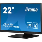 iiyama ProLite T2254MSC-B1AG, LED-Monitor 55 cm (22 Zoll), schwarz, FullHD, IPS, Touchscreen