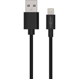 Ansmann USB 2.0 Adapterkabel, USB-A Stecker > Lightning Stecker schwarz, 1 Meter