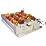 Broil King Narrow Spießgestell edelstahl, mit 4 Doppelspießen