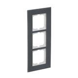 Busch-Jaeger Abdeckrahmen zum Abdecken von Schaltern, Tastern und Steckdosen, Abdeckung anthrazit, Retail