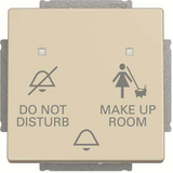 Busch-Jaeger Klingeltaster Einschalteinheit Do Not Disturb Make Up Room weiß, Retail