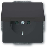 Busch-Jaeger Schutzkontakt Steckdosen Einsatz anthrazit, Retail