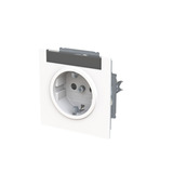 Busch-Jaeger Schutzkontaktsteckdose Schutzkontakt Safety Plus weiß, Retail