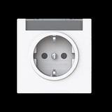 Busch-Jaeger Schutzkontaktsteckdose Schutzkontakt Safety Plus weiß, Retail