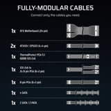 Corsair RM850e (3rd Gen), PC-Netzteil schwarz, 1x 12-Pin High Power GPU, 3x PCIe, Kabelmanagement, 850 Watt