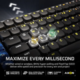 Corsair Vanguard AIR 99, Gaming-Tastatur schwarz, DE-Layout,  Corsair OPX Low Profile