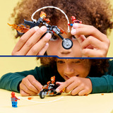 LEGO 76335 Marvel Super Heroes Spider-Man vs. Ghost Rider auf seinem Motorrad, Konstruktionsspielzeug 