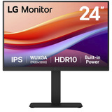 LG 24BA55W-B, LED-Monitor 61.1 cm (24 Zoll), schwarz, WUXGA, IPS, HDMI, DP, USB-Hub Lautsprecher
