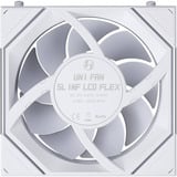 Lian Li UNI FAN SL-INF LCD FLEX 120 Wireless, Gehäuselüfter weiß, 120 mm
