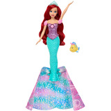 Mattel Arielle Verwandlungspuppe mit Meerjungfrau-Funktion und Zubehör 