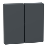 Merten Wippe zweiteilig für Serien-, Doppelwechselschalter- und Doppeltaster-Einsatz anthrazit, Retail