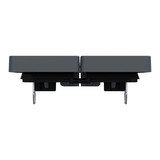 Merten Wippe zweiteilig für Serien-, Doppelwechselschalter- und Doppeltaster-Einsatz anthrazit, Retail