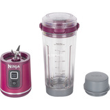 Ninja Blast kabelloser Standmixer BC151EUCR  beere/schwarz, USB-C aufladbar, 530ml Becher