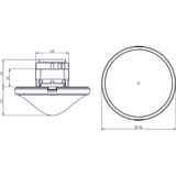 Theben thePrema P360-101 E UP WH, Bewegungsmelder weiß