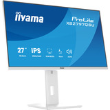 iiyama ProLite XB2797QSU-W1, LED-Monitor 68.5 cm (27 Zoll), weiß (matt), QHD, IPS, HDMI, DP, USB-Hub, Ergonomischer Standfuß