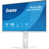iiyama ProLite XB2797QSU-W1, LED-Monitor 68.5 cm (27 Zoll), weiß (matt), QHD, IPS, HDMI, DP, USB-Hub, Ergonomischer Standfuß