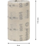 Bosch Professional Expert M480 Netzschleifrolle 115mm, K400, Schleifblatt 5 Meter Rolle, auch zum Handschleifen