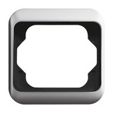 Busch-Jaeger Rahmen einfach Abdeckrahmen Aluminium matt anodisiert alpha Designlinie 1721-266 titan, Retail