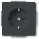 Busch-Jaeger Schutzkontakt Steckdosen Einsatz anthrazit, Retail