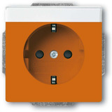 Busch-Jaeger Schutzkontakt Steckdosen Einsatz orange, Retail