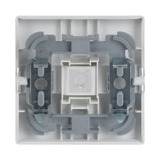 Busch-Jaeger Wippe mit Lichtleiter zur gleichmäßigen Ausleuchtung der Beschriftung weiß, Retail