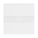 Busch-Jaeger Wippe mit Lichtleiter zur gleichmäßigen Ausleuchtung der Beschriftung weiß, Retail