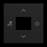 Busch-Jaeger Zentralscheibe, Abdeckung schwarz, Retail