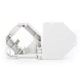 Digitus Keystone-Gehäuse für Hutschienen Montage, IP20 weiß, für 1x Keystone Modul