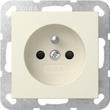 Gira Steckdose mit Erdungsstift und erhöhtem Berührungsschutz weiß, Retail