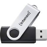Intenso Office Line 128 GB, USB-Stick silber/schwarz, USB-A 3.2