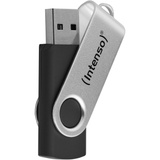 Intenso Office Line 128 GB, USB-Stick silber/schwarz, USB-A 3.2