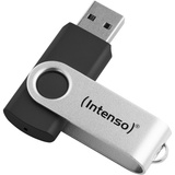 Intenso Office Line 128 GB, USB-Stick silber/schwarz, USB-A 3.2