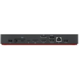 Lenovo ThinkPad Thunderbolt 4 Workstation Dock, Dockingstation schwarz/rot