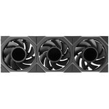 Lian Li UNI FAN TL LCD FLEX 120 Wireless, Gehäuselüfter schwarz, Reverse, 3er Pack mit Controller, 124 mm