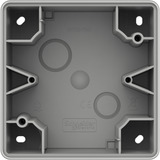 Merten Aufputzgehäuse eineinfach aluminium, Retail