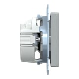 Merten Schutzkontaktsteckdose Standard aluminium, Retail