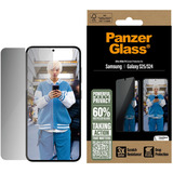 PanzerGlass Privacy Displayschutz Ultra-Wide Fit, Schutzfolie transparent, Samsung Galaxy S25 / S24