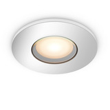 Philips Hue White Ambiance Adore Bathroom Einbau- und Einlege-Downlight, LED-Leuchte silber