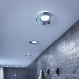 Philips Hue White Ambiance Adore Bathroom Einbau- und Einlege-Downlight, LED-Leuchte silber