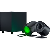 Razer Nommo V2, Lautsprecher schwarz, USB, Bluetooth