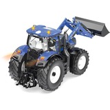 SIKU CONTROL32 New Holland T7.315 mit Frontlader und Bluetooth-Fernsteuermodul, RC blau/schwarz, 1:32